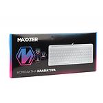 Фото Клавиатура Maxxter KB-01W-UA White с ножничными переключателями, USB #3