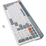 Изображение Клавиатура Maxxter KBW-02G-UA White-Grey с ножничными переключателями, Wireless #3 Фото Клавиатура Maxxter KBW-02G-UA White-Grey с ножничными переключателями, Wireless #3