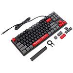 Изображение Клавиатура A4tech Bloody S310N Energy Red механическая игровая, BLMS Red Plus, RGB, USB #4 Фото Клавиатура A4tech Bloody S310N Energy Red механическая игровая, BLMS Red Plus, RGB, USB #4