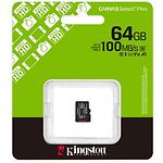 Изображение microSD XC 64Gb Kingston Canvas Select Plus А1 C10 UHS-I U1 V10 (SDCS3/64GBSP) без адаптера,R100Мб/с #1 Фото microSD XC 64Gb Kingston Canvas Select Plus А1 C10 UHS-I U1 V10 (SDCS3/64GBSP) без адаптера,R100Мб/с #1