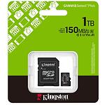Изображение microSD XC 1TB Kingston Canvas Select Plus А1 C10 UHS-I U3 V30 (SDCS3/1TB) с адаптером, R150Мб/с #1 Фото microSD XC 1TB Kingston Canvas Select Plus А1 C10 UHS-I U3 V30 (SDCS3/1TB) с адаптером, R150Мб/с #1
