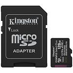 microSD XC 128 GB Kingston Canvas Select Plus А1 C10 UHS-I U3 V10 (SDCS3/128GB) з адаптером,R150Мб/с - фото
