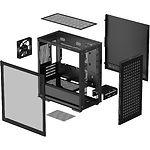 Фото Корпус Deepcool CH370 Black (R-CH370-BKNAM1-G-1) Micro-ATX, без БП #1