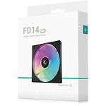 Изображение Вентилятор 140мм Deepcool FD14 ARGB Black (R-FD14-BKAPN1-G) HB, 400-1650 RPM±10%, 25.6dB #1 Фото Вентилятор 140мм Deepcool FD14 ARGB Black (R-FD14-BKAPN1-G) HB, 400-1650 RPM±10%, 25.6dB #1