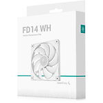 Изображение Вентилятор 140мм Deepcool FD14 White (R-FD14-WHNPN1-G) HB, 400-1650 RPM±10%, 25.6dB #1 Фото Вентилятор 140мм Deepcool FD14 White (R-FD14-WHNPN1-G) HB, 400-1650 RPM±10%, 25.6dB #1