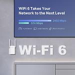 Фото Усилитель Wi-Fi сигнала Mercusys ME80X, AX3000, WiFi 6, 1*GE LAN #3