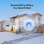 Фото Усилитель Wi-Fi сигнала Mercusys ME80X, AX3000, WiFi 6, 1*GE LAN #4