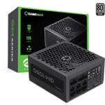 Фото Блок питания GAMEMAX GM-1050 Modular, Black, 80+Silver, 1050W, полностью модульный, 14см. вент #1