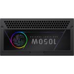 Фото Блок питания GAMEMAX RGB 1050G, 1050W, модульный, 80+Gold, RGB smart fan 140 #9
