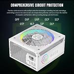 Изображение Блок питания GAMEMAX RGB 850G WH, 850W, модульный, 80+Gold, RGB smart fan 140 #5 Фото Блок питания GAMEMAX RGB 850G WH, 850W, модульный, 80+Gold, RGB smart fan 140 #5
