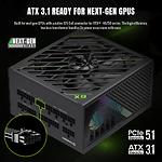 Фото Блок питания GAMEMAX GX PRO 1250G, ATX3.1 & PCIe5.1, 1250W, модульный, 80+Gold, fan 135мм #5