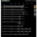 Фото Блок питания GAMEMAX GX PRO 1250G, ATX3.1 & PCIe5.1, 1250W, модульный, 80+Gold, fan 135мм #10