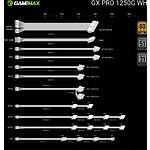 Фото Блок питания GAMEMAX GX PRO 1250G WH, ATX3.1 & PCIe5.1, 1250W, модульный, 80+Gold, fan 135мм #10