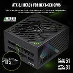 Фото Блок питания GAMEMAX GX PRO 1050G, ATX3.1 & PCIe5.1, 1050W, модульный, 80+Gold, fan 135мм #5