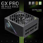 Фото Блок питания GAMEMAX GX PRO 750G, ATX3.1 & PCIe5.1, 750W, модульный, 80+Gold, fan 135мм #2