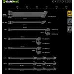 Фото Блок питания GAMEMAX GX PRO 750G, ATX3.1 & PCIe5.1, 750W, модульный, 80+Gold, fan 135мм #10