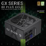 Фото Блок питания GAMEMAX GX 850GF, 850W, Ultra Silent 120мм. вент, 80+Gold, Модульный #1