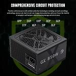 Фото Блок питания GAMEMAX GX 850GF, 850W, Ultra Silent 120мм. вент, 80+Gold, Модульный #4