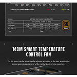 Фото Блок питания GAMEMAX GP 750B, 750W, Ultra Silent 140мм. вент, 80+Bronze #14