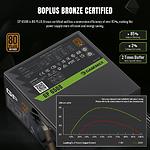 Фото Блок питания GAMEMAX GP 650B, 650W, Ultra Silent 140мм. вент, 80+Bronze #3