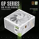 Изображение Блок питания GAMEMAX GP 650B WH, 650W, Ultra Silent 140мм. вент, 80+Bronze #1 Фото Блок питания GAMEMAX GP 650B WH, 650W, Ultra Silent 140мм. вент, 80+Bronze #1