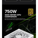 Фото Блок питания GAMEMAX GX-750 PRO WH ATX3.1PCIe5.1, 750W, 135мм. вент, 80+Gold, Fully modular #13