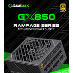 Фото Блок питания GAMEMAX GX-850 PRO BK ATX3.1PCIe5.1, 850W, 135мм. вент, 80+Gold, Fully modular #10