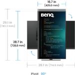 Фото BENQ 32" RD320UA Grey (9H.LMTLA.TBE) IPS 3840x2160, 5мс,2000:1,400кд/м,60Гц,HDMI/DP/USB-C,Аудіо,2*3W #4