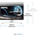 Фото BENQ 27" EX271Q (9H.LNCLB.QBE) IPS 2560x1440,1мс,1000:1,350кд/м,180Гц,DP/HDMI/USB-C,USB,Аудіо вихід #6