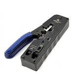 Фото Инструмент Cablexpert T-WC-06 - для обжима разъемов RJ45/RJ12/RJ11, обрезает при обжиме