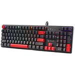 Фото Клавиатура A4tech Bloody S525N Fire Black механическая игровая, BLMS Red Switch, RGB, USB #1