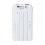 Изображение Внешний аккумулятор Power Bank RivaCase RIVAPOWER VA2211, 10000mAh, QC/PD, 22.5W, White #3 Фото Внешний аккумулятор Power Bank RivaCase RIVAPOWER VA2211, 10000mAh, QC/PD, 22.5W, White #3