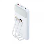 Изображение Внешний аккумулятор Power Bank RivaCase RIVAPOWER VA2211, 10000mAh, QC/PD, 22.5W, White #8 Фото Внешний аккумулятор Power Bank RivaCase RIVAPOWER VA2211, 10000mAh, QC/PD, 22.5W, White #8