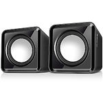Изображение Акустическая система REAL-EL S-10 black (EL121100020), 2*2W speaker, mini-jack 3,5/USB Фото Акустическая система REAL-EL S-10 black (EL121100020), 2*2W speaker, mini-jack 3,5/USB