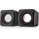 Изображение Акустическая система REAL-EL S-13 black (EL121100021), 2*2,5W speaker, mini-jack 3,5/USB Фото Акустическая система REAL-EL S-13 black (EL121100021), 2*2,5W speaker, mini-jack 3,5/USB