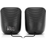 Фото Акустическая система REAL-EL S-25 black (EL121100022), 2*3W speaker, mini-jack 3,5/USB #4