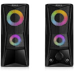 Изображение Акустическая система REAL-EL S-107 black (EL121100017), 2*3W speaker, mini-jack 3,5/USB, RGB #5 Фото Акустическая система REAL-EL S-107 black (EL121100017), 2*3W speaker, mini-jack 3,5/USB, RGB #5
