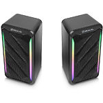 Изображение Акустическая система REAL-EL S-130 black (EL121100018), 2*5W speaker, mini-jack 3,5/USB, RGB #3 Фото Акустическая система REAL-EL S-130 black (EL121100018), 2*5W speaker, mini-jack 3,5/USB, RGB #3
