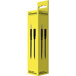 Фото Кабель HATOR Hypergang (ACC-213) 1.5м, Black, 3.5мм Аудио 4pin джек/4pin розетка, удлинитель #1