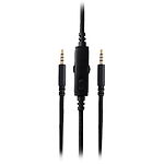 Фото Кабель HATOR Hypergang (ACC-201) 1.5м, Black, 3.5мм Аудио 4pin джек/4pin джек, с пультом, AUX