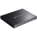 Изображение Коммутатор TP-Link ES228GMP, 24-port Giga PoE+, 2-port Giga, 2-port Giga SFP #3 Фото Коммутатор TP-Link ES228GMP, 24-port Giga PoE+, 2-port Giga, 2-port Giga SFP #3