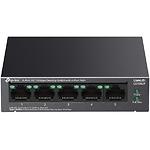 Фото Коммутатор TP-Link LS105LP, Switch, 1-port 10/100, 4-port 10/100 PoE+