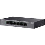 Фото Коммутатор TP-Link LS106LP, Switch, 2-port 10/100, 4-port 10/100 PoE+ #2