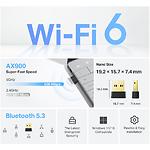 Фото Адаптер сетевой TP-Link Archer TX10UB Nano, AC900 WiFi 802.11acn + Bluetooth 5.3, Dual Band, USB #5
