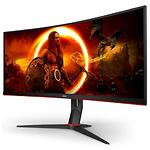 Фото AOC 34" CU34G2XP/BK VA 3440x1440, 180Гц, 1мс, 4000:1, 400кд/м2, HDMI/DP #5