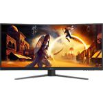 Фото AOC 34" CU34G4 VA 3440x1440, 180Гц, 1мс, 2500:1, 300кд/м2, HDMI/DP #1