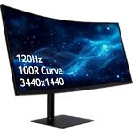 Зображення ACER 34" CZ342CURJ0bmiphuzx (UM.CC2EE.001) VA 3440x1440, 120Гц, 4мс, 3000:1, 300кд/м2, HDMI/DP/USB-C #1 Фото ACER 34" CZ342CURJ0bmiphuzx (UM.CC2EE.001) VA 3440x1440, 120Гц, 4мс, 3000:1, 300кд/м2, HDMI/DP/USB-C #1