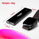 фото SSD PATRIOT Transporter Lite 1TB USB 3.2 Type-C External Black (PTPL1TBPECB) 1000/1000 MB/s