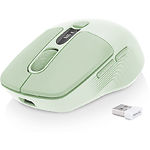 Изображение Мышка REAL-EL RM-481W Wireless/BT (EL123200060) Type-C, аккумулятор, дисплей Фото Мышка REAL-EL RM-481W Wireless/BT (EL123200060) Type-C, аккумулятор, дисплей