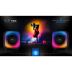 Изображение REAL-EL X-760 Black (EL121600029) портативная система 65 Вт,Li-Ion,USB,microSD,BT,Караоке,TWS,RGB #2 Фото REAL-EL X-760 Black (EL121600029) портативная система 65 Вт,Li-Ion,USB,microSD,BT,Караоке,TWS,RGB #2